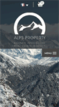 Mobile Screenshot of alpsproperty.fr